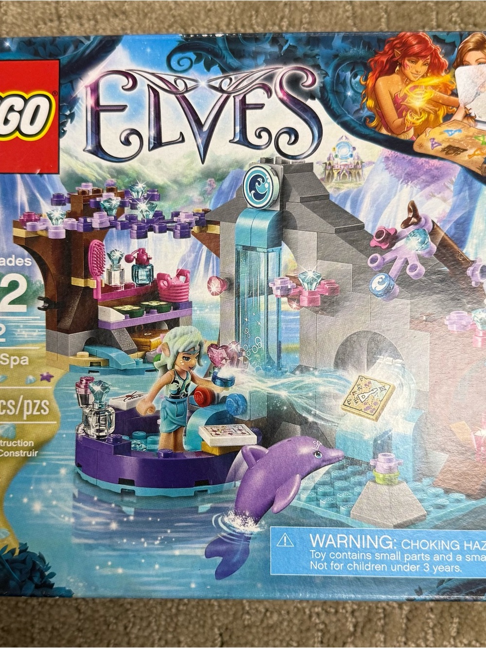 Lego Elves Teal and Purple Dolphin Spa Adventure